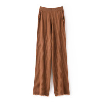 fringed wide leg pants slim bottoming pants 87