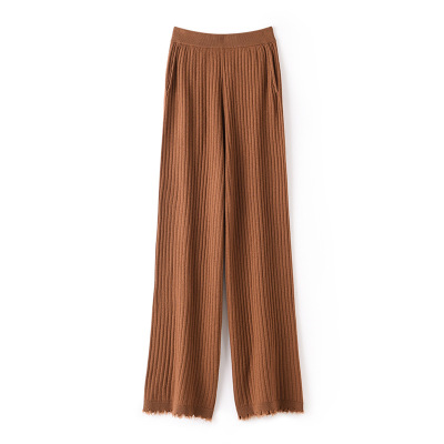 fringed wide leg pants slim bottoming pants 87