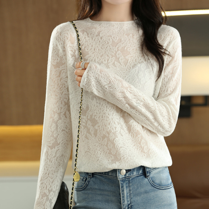 half turtleneck long sleeve pullover top 60