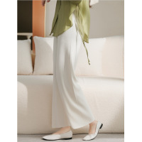 Ice silk wide leg pants straight leg trousers 88