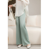 Ice silk wide leg pants straight leg trousers 88