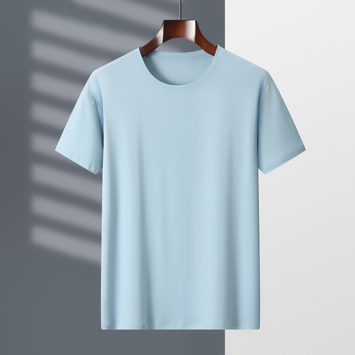 Round neck high-end icy half-sleeved bottoming shirt 57