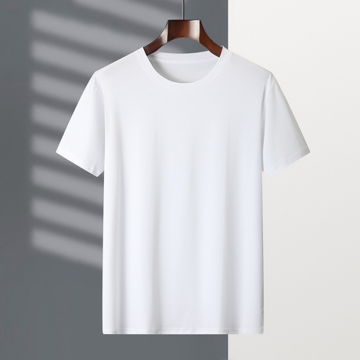 Round neck high-end icy half-sleeved bottoming shirt 57