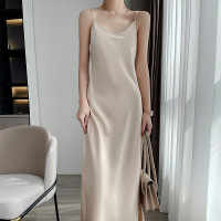 women's mulberry silk suspender dress 08