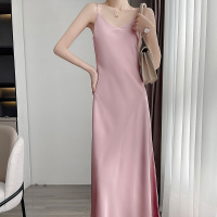 women's mulberry silk suspender dress 08