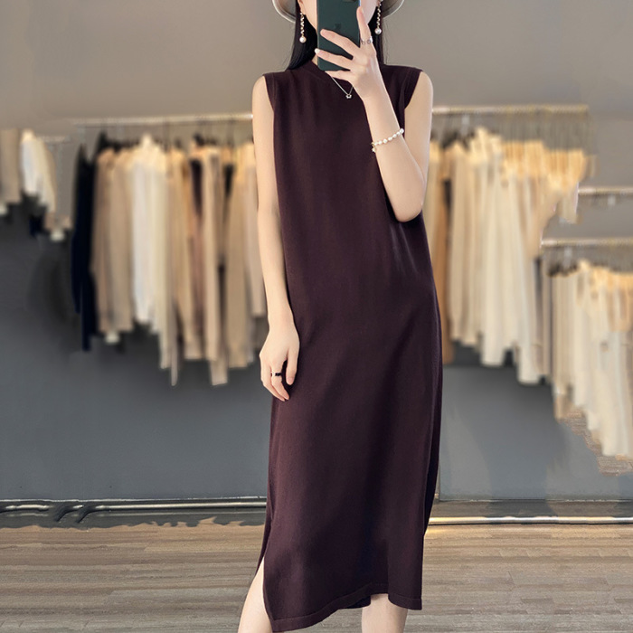women's spring and summer sleeveless long outerwear 70