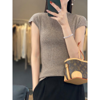 women's thin knitted sleeveless vest 76