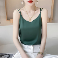women's v neck camisole sleeveless double shoulder straps 33